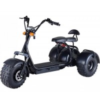 Электроскутер трехколесный Citycoco 1500W, 60В 20Ah Trike Черный