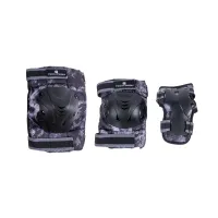 Набор защиты Tech Team Safe Fit Adult 1.0 Grey (Серый) Размер M